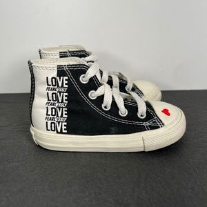 Converse Black and White Kids Sneakers